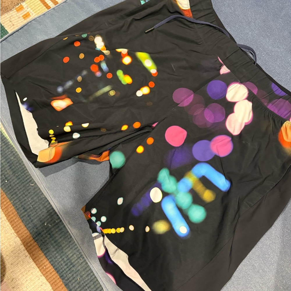 Men’s Lululemon athletic shorts with built in shorts.  Size XL
